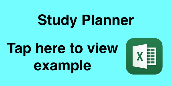 Study Planner Example